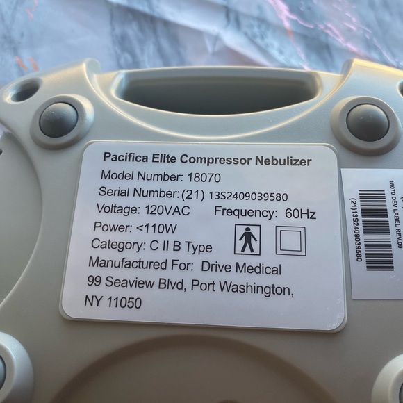 Drive Medical Pacifica Elite Compressor Nebulizer - Picture 3 of 5